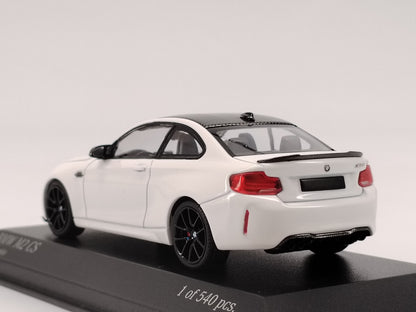 MINICHAMPS 1/43 BMW M2 CS White Alloy Car Model 410021021