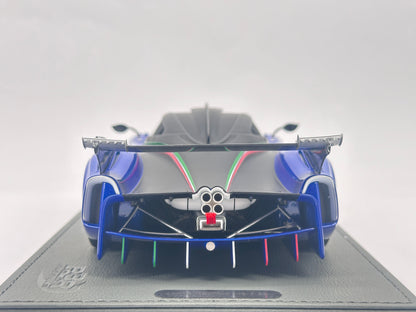 BBR 1/18 Pagani Huayra R Blue Resin Model Car