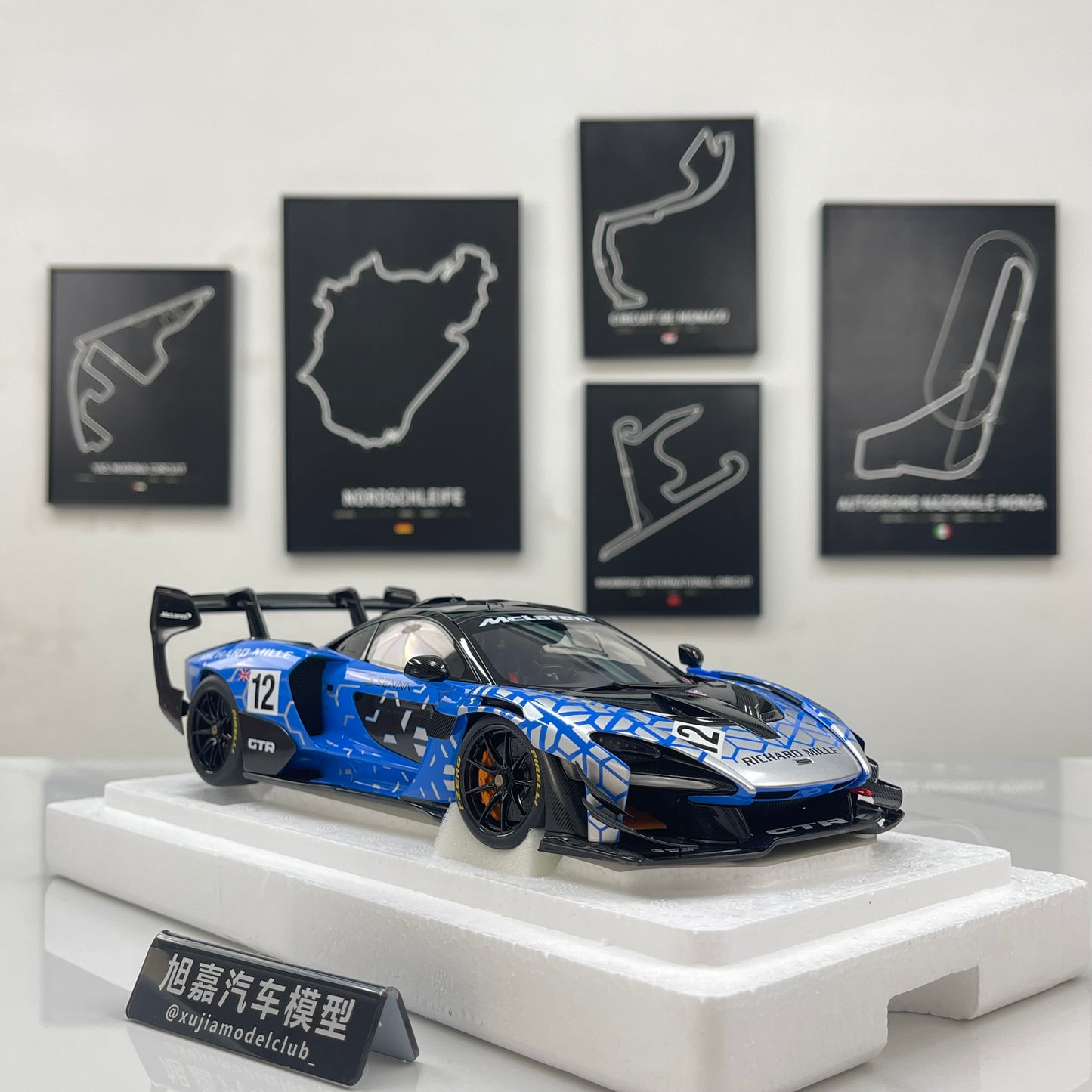 AUTOart 1/18 McLaren Senna GTR Blue #12 81955
