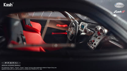 Kash Model 1/18 Pagani
Zonda R Carbon Fiber
Matt Black Limited
599pcs KPZR001