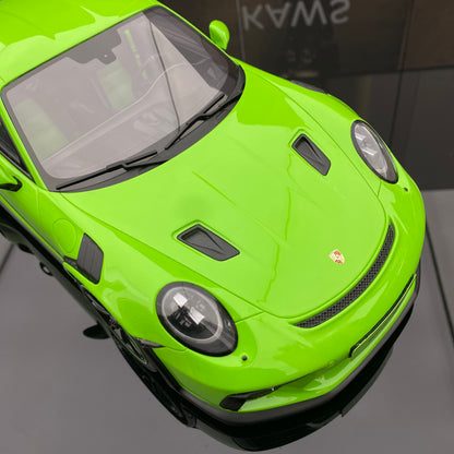 GT Spirit 1/12 Porsche 911 (991.2) GT3RS green simulation car model