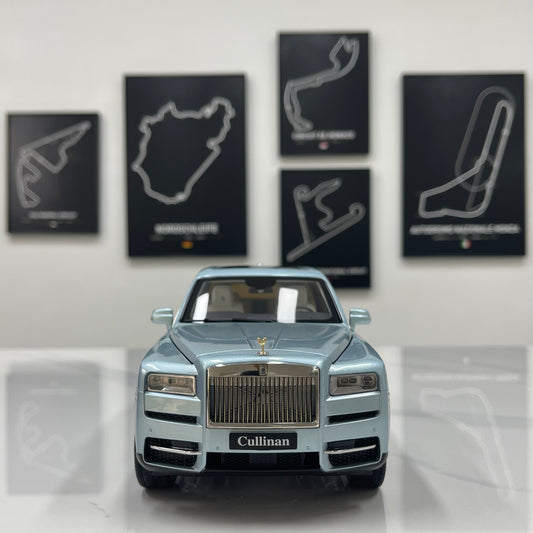 ZP 1/18 Rolls-Royce Cullinan BB Fishing Seat Edition Metallic Blue Alloy Simulation Model Car