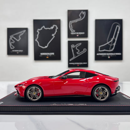 BBR 1/18 Ferrari Amalfi Standard Red P18272A2