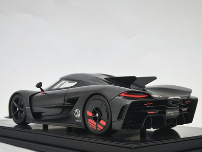 FA 1/18 Koenigsegg Jesko Absolut Carbon Black Resin Model Car