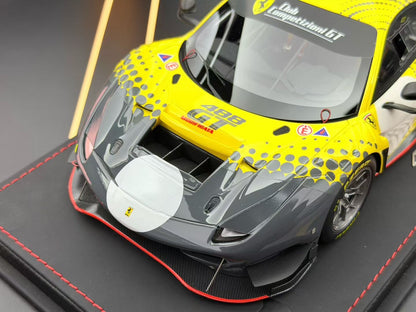 BBR 1/18 Ferrari 488 Modificata Yellow/Matt Silver Limited 248 pcs 230/248 DDJ007