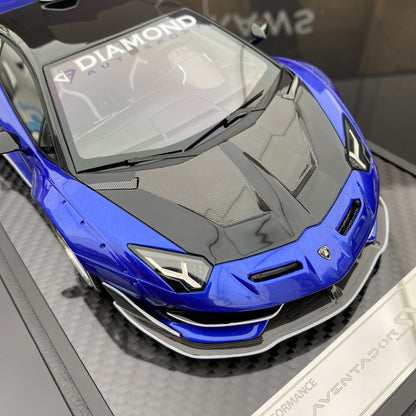 VIP 1/18 Lamborghini SVJ wide body modified car model ornament