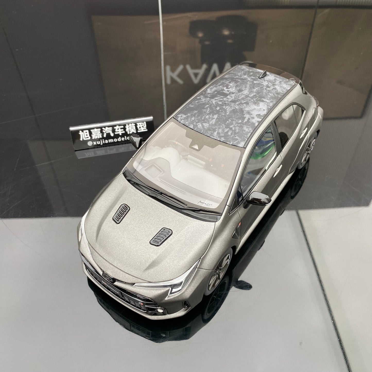 OTTO 1/18 Toyota COROLLA GR MORIZO EDITION gray simulation car model