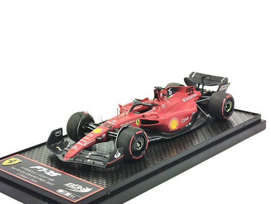 BBR 1/43 Ferrari SF-75 Bahrain Station Simulation Car Model BBRC275BCH