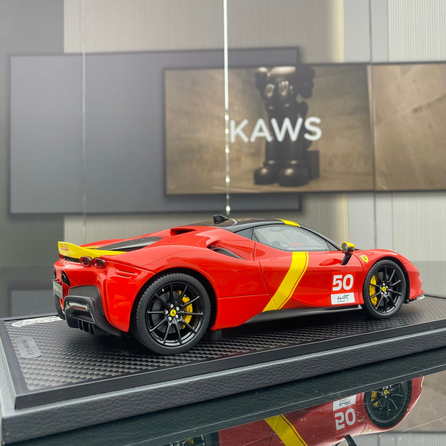 BBR 1/18 Ferrari SF90 Stradale Le Mans Red Limited Edition Car Model