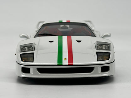 kyosho 1/18 Ferrari F40 Pearl White Alloy Full Open Car Model