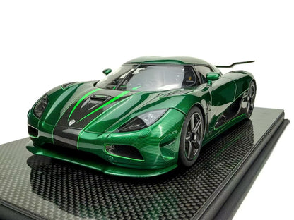 Frontiart 1/18 Fully Opening Koenigsegg Agera S (Green Carbon) — Limited to 50 Units Worldwide