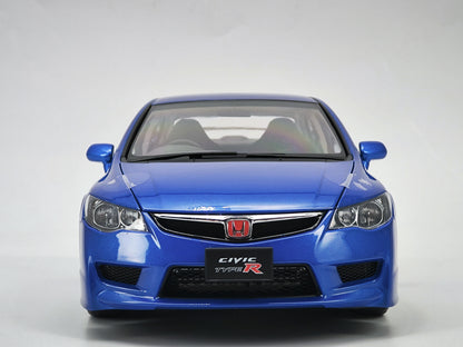 MH 1/18 Honda Civic Type R FD2 Blue Alloy Car Model