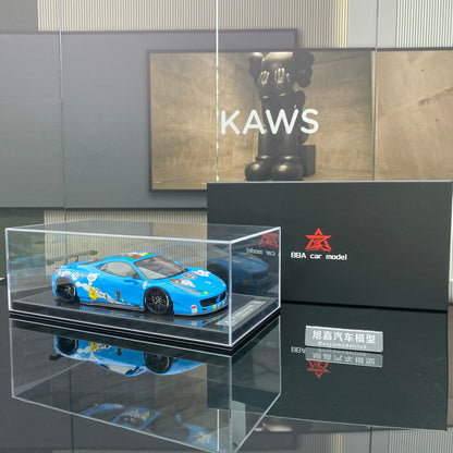 BBA MODEL 1/18 Ferrari 458 GT 1.0 Brown Bear Painting Car Model