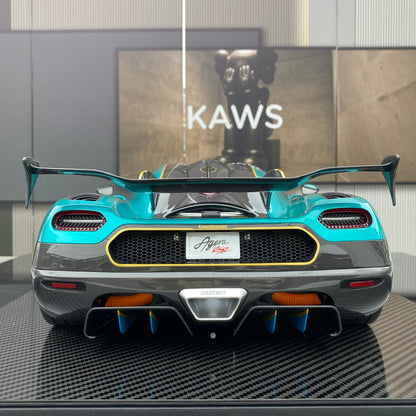 FRONTIART FA 1/8 Koenigsegg Agera RSR Ocean Blue Limited Edition Car Model Ornament