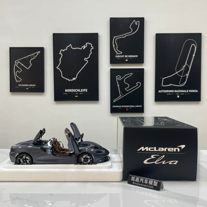LCD 1/18 McLaren Elva Diecast Model – Metallic Grey (LCD18015-HGM)