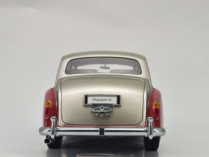 Kyosho 1/18 Rolls-Royce Phantom IV Silver Red Cover Alloy Simulation Model Car