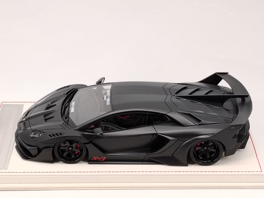 DG 1/18 Lamborghini Aventador GT EVO Black Carbon Limited Edition Die-cast Model Car