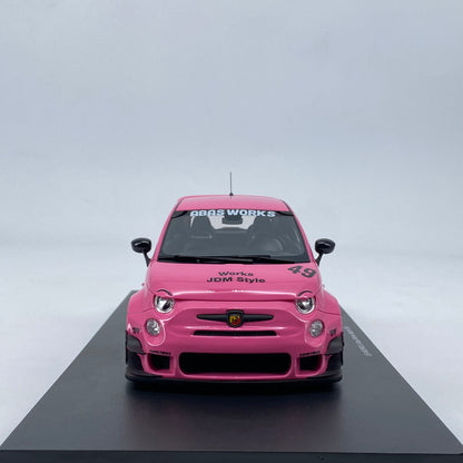 Topspeed 1/18 Abarth 595 LBWK simulation car model