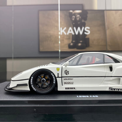 GT Spirit 1/18 Ferrari F40 white simulation car model collection ornaments