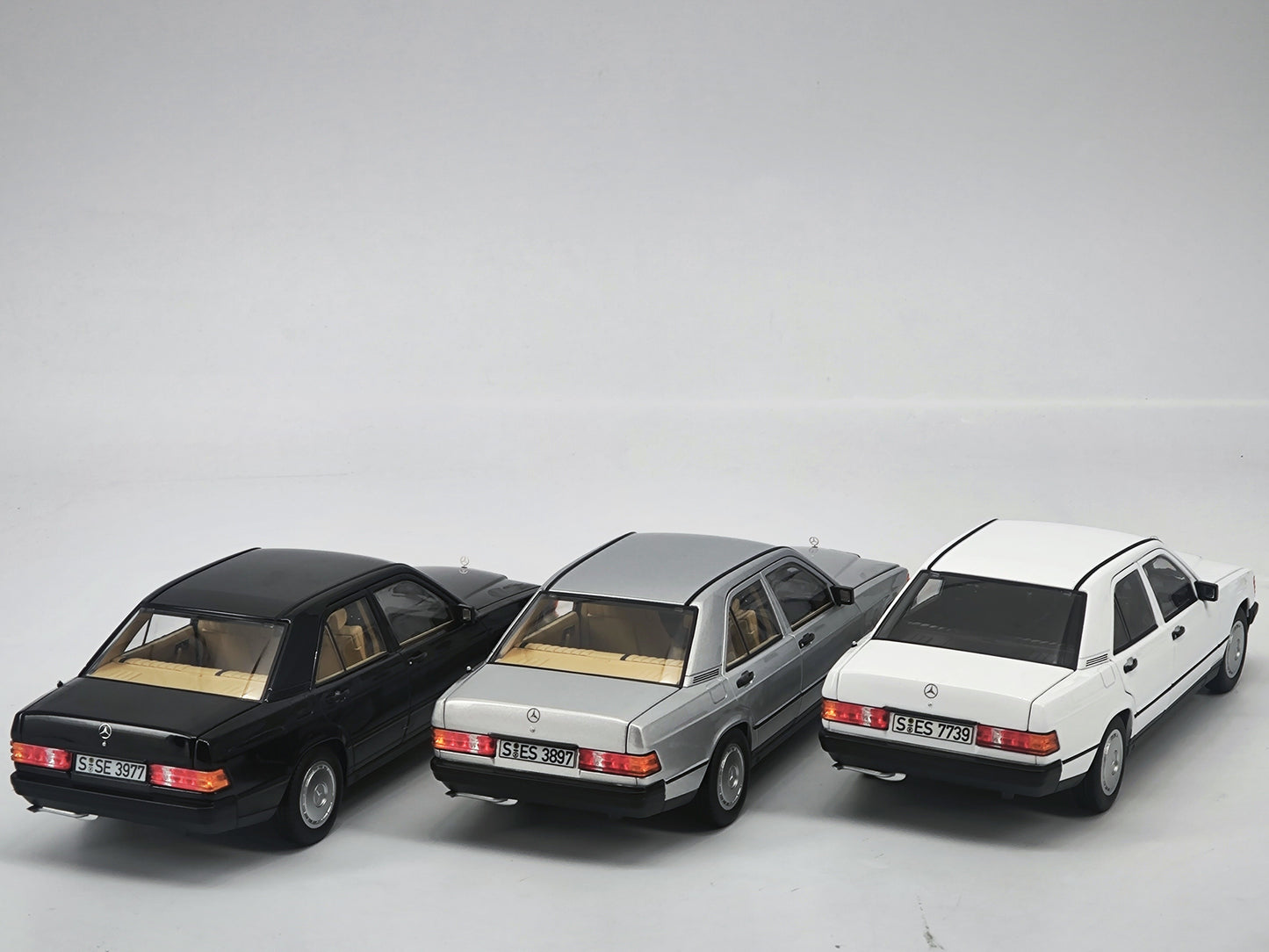 NOREV 1/18 Mercedes Benz 190E alloy simulation model car
