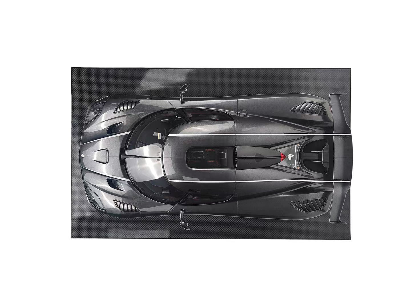 Frontiart 1/8 Koenigsegg Agera RS Draken Black Carbon Limited Edition Car Model Ornaments