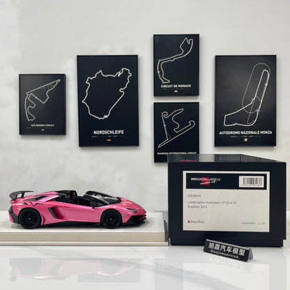 MAKEUP 1/18 Lamborghini Aventador LP750-4 SV Roadster (2015) – Pink (EML007H)