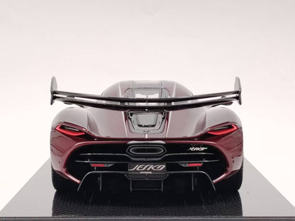 FRONTIART 1/18 Koenigsegg Jesko 7272 Red Carbon Resin Car Model FA162