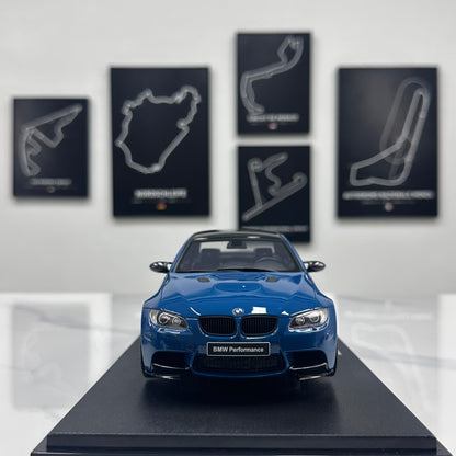 GT Spirit 1/18 BMW M3 E92 Blue GT941