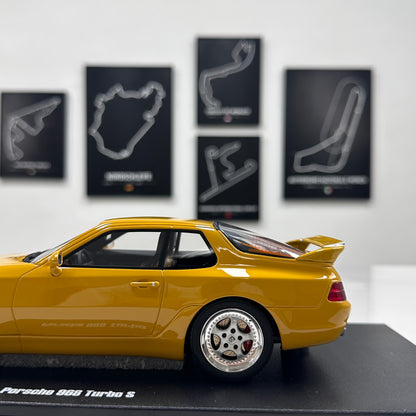 GT Spirit 1/18 Porsche 968 TURBOS Yellow GT947
