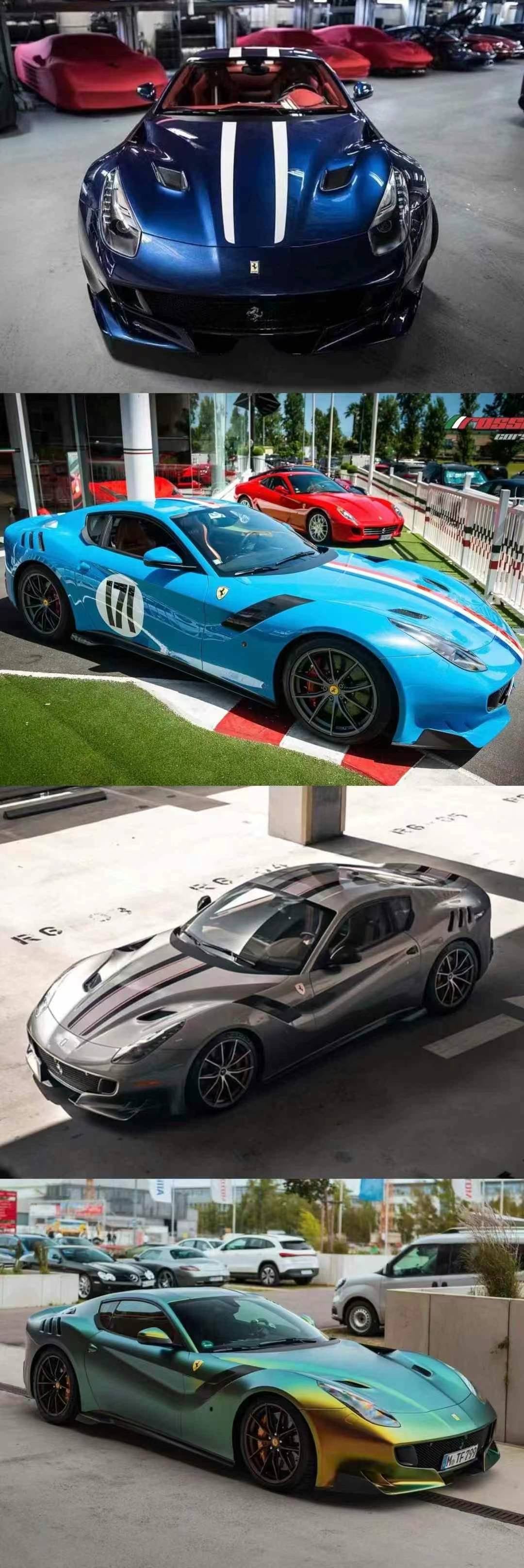 HH MODEL 1/43 Ferrari F12 TDF limited edition car model ornament