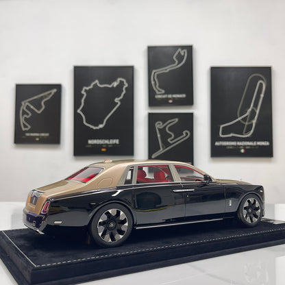 HH Model 1/18 Rolls-Royce Phantom Series II – Diamond Black/Champagne Gold (HH736)