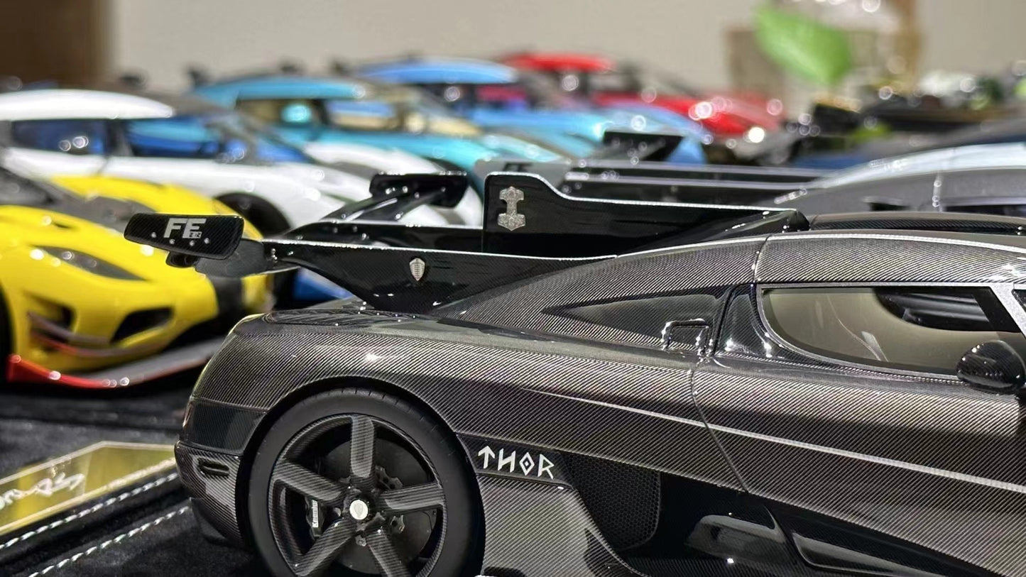 HH Model 1/18 Koenigsegg Agera RS Simulation Car Model Ornaments