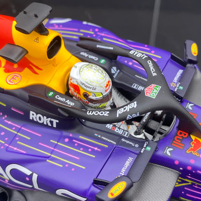 MINICHAMPS 1/18 ORACLE RED CULL RACING RB19 MAX VERSTAPPEN GANADOR DEL GP DE LAS VEGAS 2023