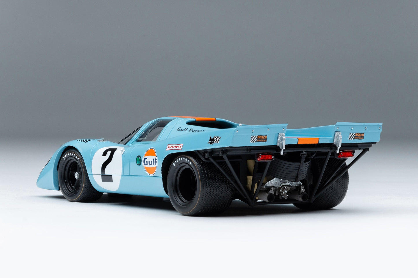 Amalgam 1/18 Porsche 917K-1970 Daytona 24 Hours Endurance Race Champion Simulation Car Model