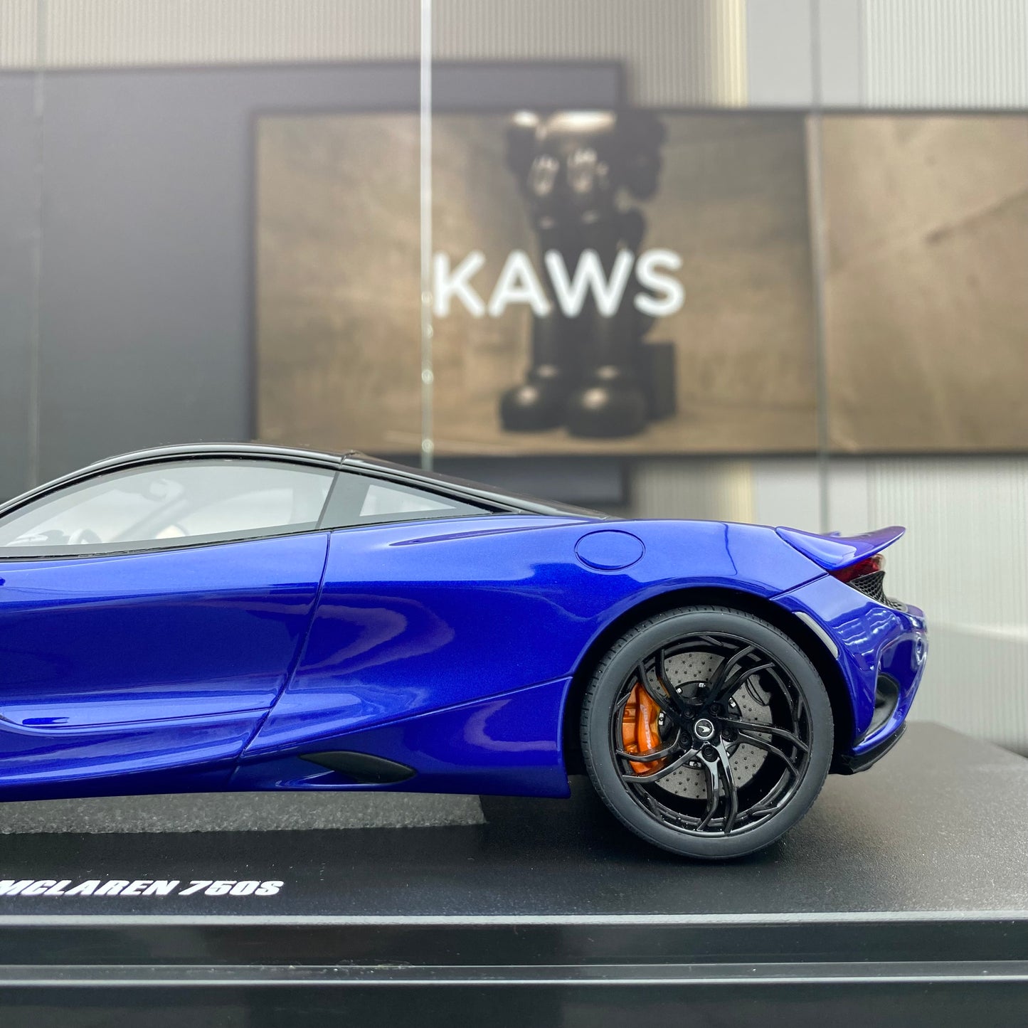 GT Spirit 1/18 McLaren 750S Coupe Blue Supercar Limited Edition Car Model Ornament