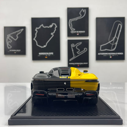 BBR 1/12 Ferrari SP3 Daytona 599+1 Spider Modena Yellow BBR1217O