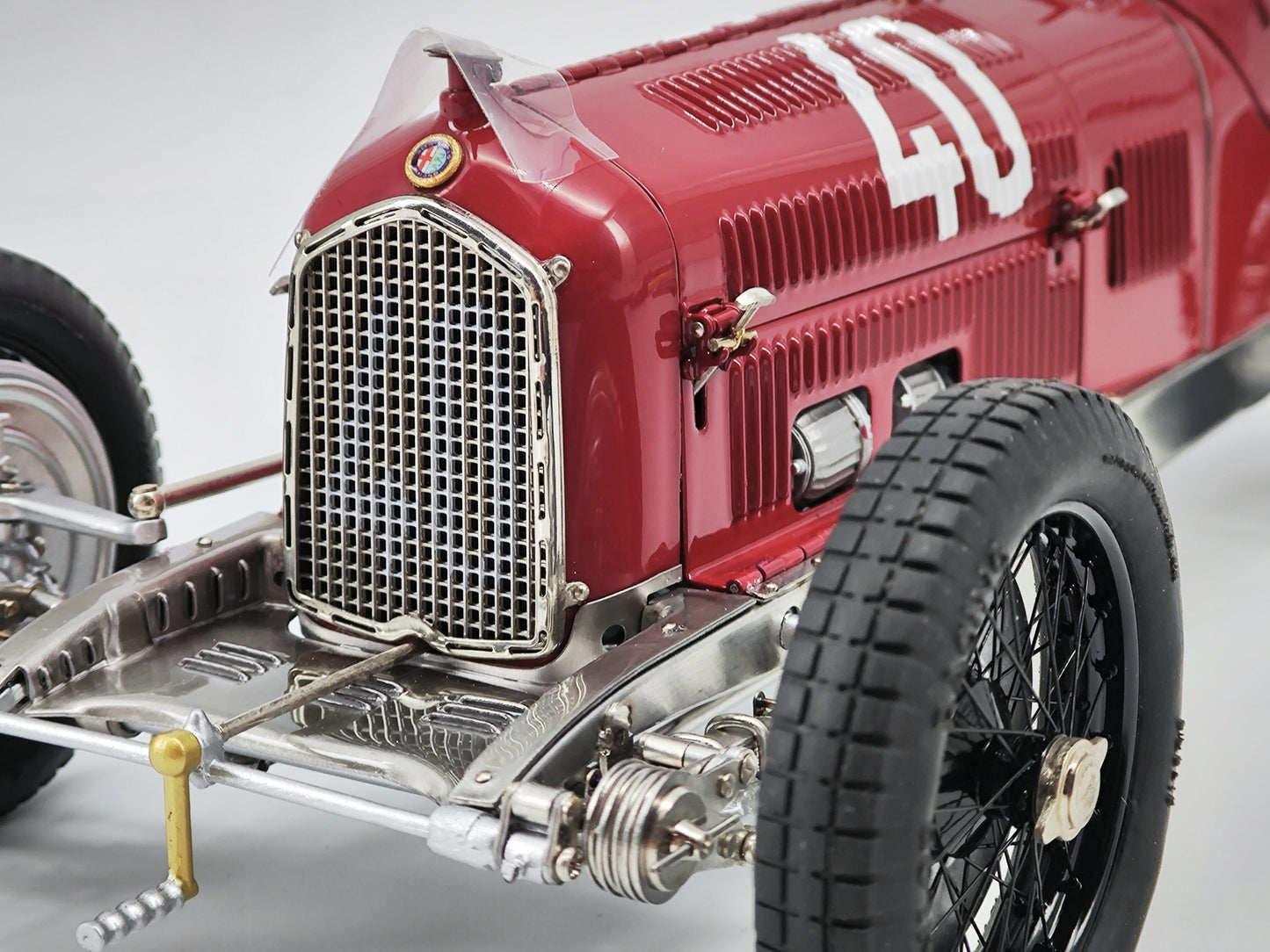 CMC 1/18 Alfa Romeo P3 Caracciola #40 Red Alloy Car Model M228