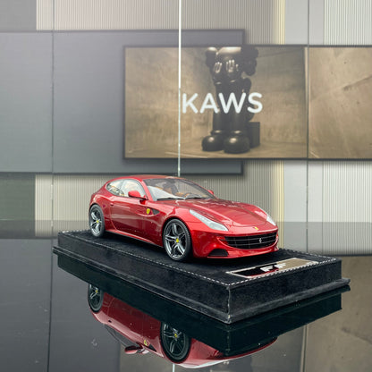 Ferrari FF HH MODEL 1/18, modelo de coche de simulación de edición limitada, color rojo metalizado estándar