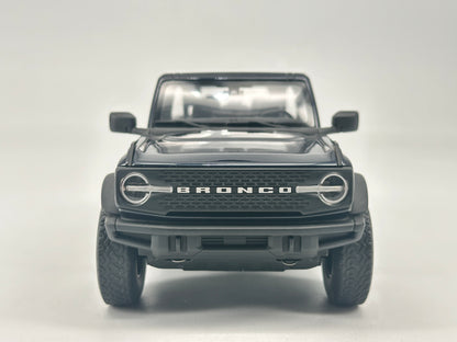 GT Spirit 1/18 Ford BRONCO Open Roof Blue Black Simulation Car Model