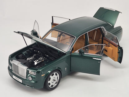 Kyosho 1/18 Rolls-Royce Phantom Peninsula Green Alloy Model Car