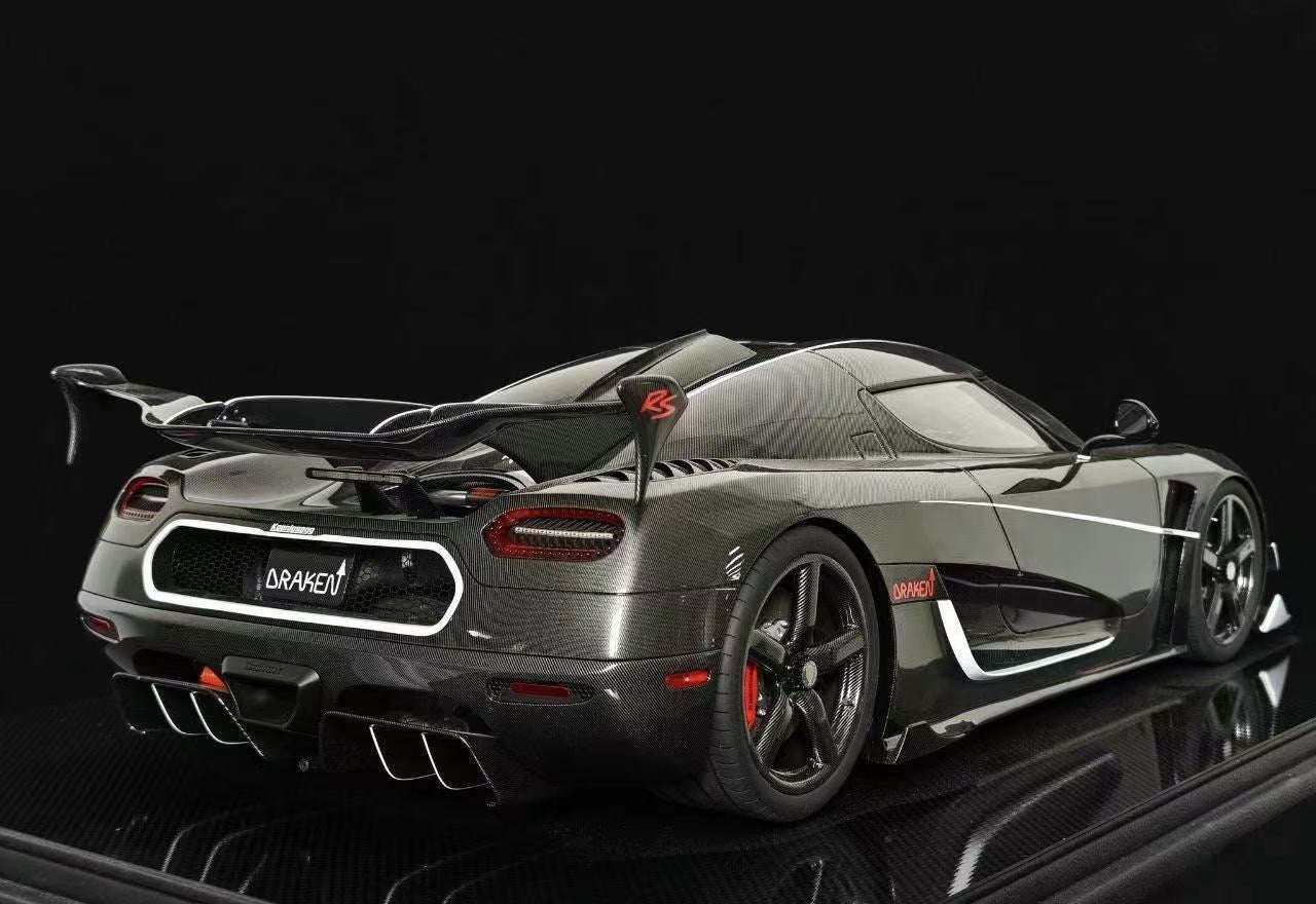 FRONTIART 1/8 Koenigsegg Agera RS Draken Limited Edition Simulation Model Car
