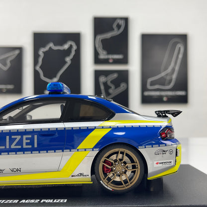 GT Spirit 1/18 BMW AC Schnitzer ACS2 Sport Polizei 2024 Blue/Silver Livery (GT573)