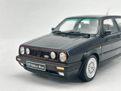 OTTO 1/18 Volkswagen GOLF MK2 GTI EDITION Blue Resin Model Car