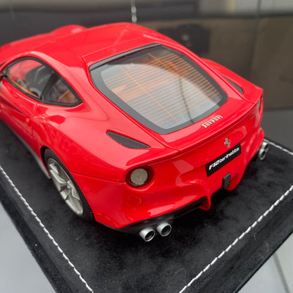 Adornos para el modelo Ferrari F12 Berlinetta rojo estándar de edición limitada, modelo HH 1/18
