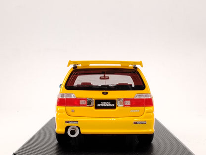 IVY 1/18 Nissan STAGEA R34 Touring Yellow SPOON Simulation Car Model