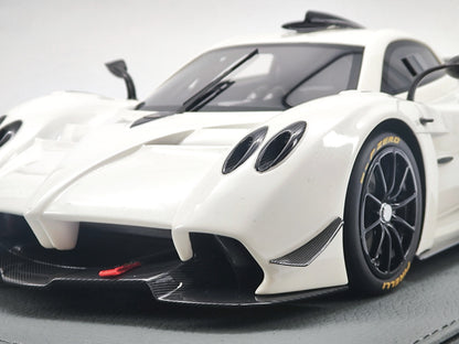 BBR 1/18 Pagani Huayra R White Simulation Car Model