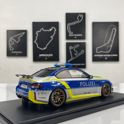 GT Spirit 1/18 BMW AC Schnitzer ACS2 Sport Polizei 2024 Blue/Silver Livery (GT573)
