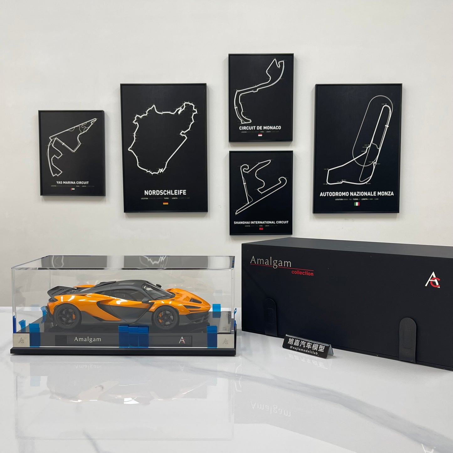 Amalgam 1:18 McLaren W1 (Orange) M6350-SC1