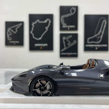 LCD 1/18 McLaren Elva Diecast Model – Metallic Grey (LCD18015-HGM)