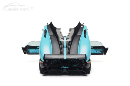 AR+ 1/18 Pagani Zonda Uno Blue All-Opening Alloy Car Model